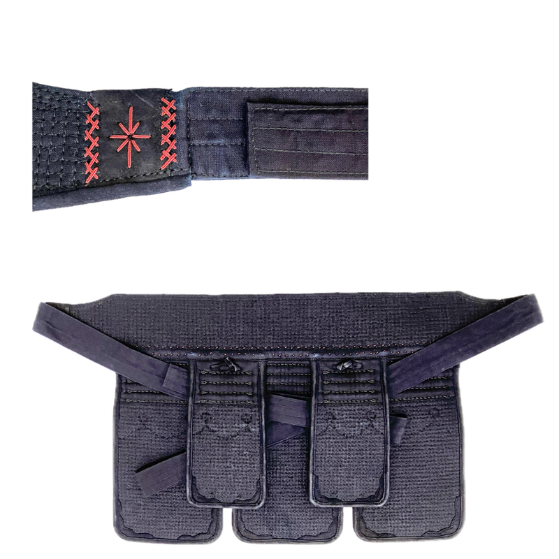 【OUTLET】6mmクロス 紺革 黒桜 垂 特注仕様